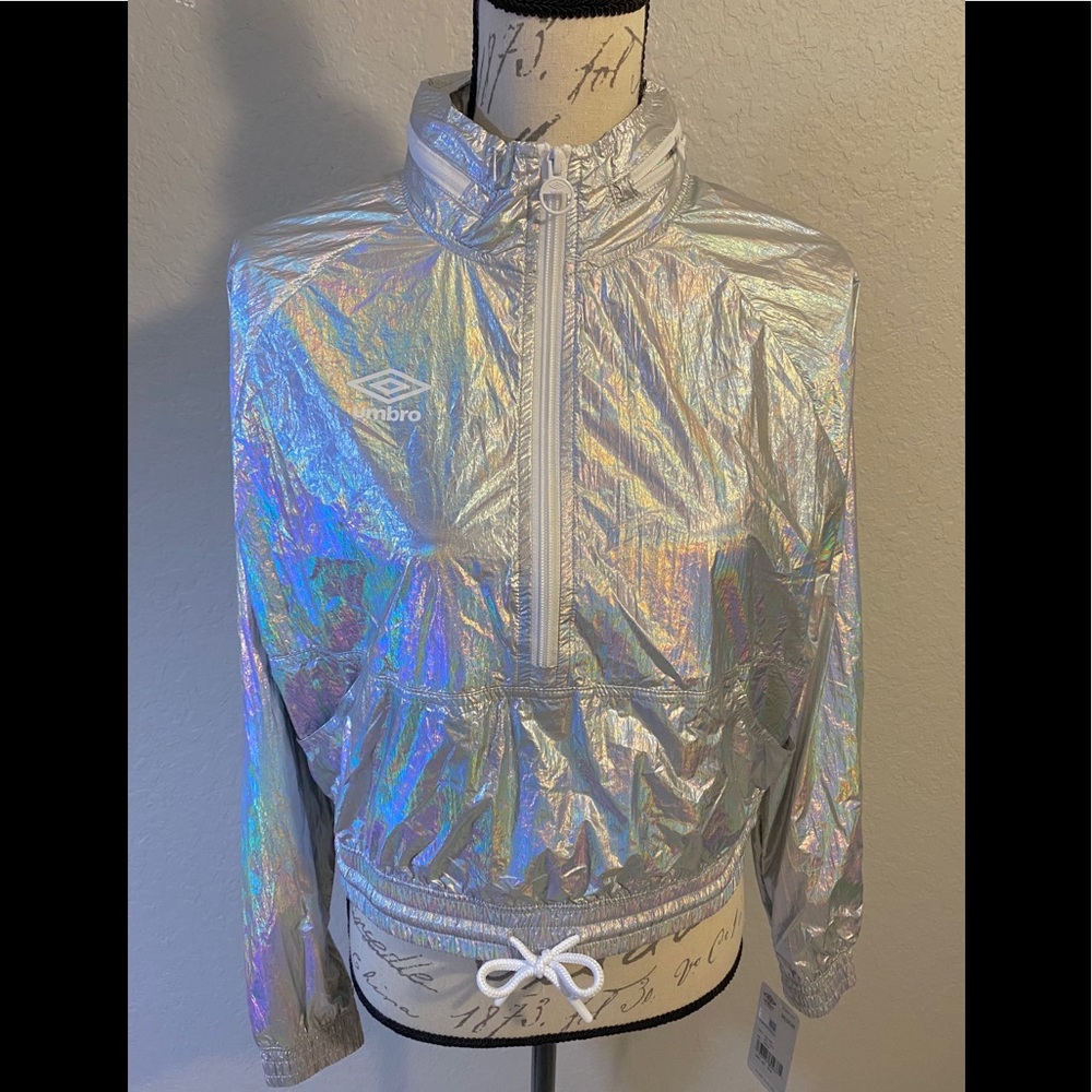 UMBRO Premier Heat Seal Metallic Shine Jacket M
